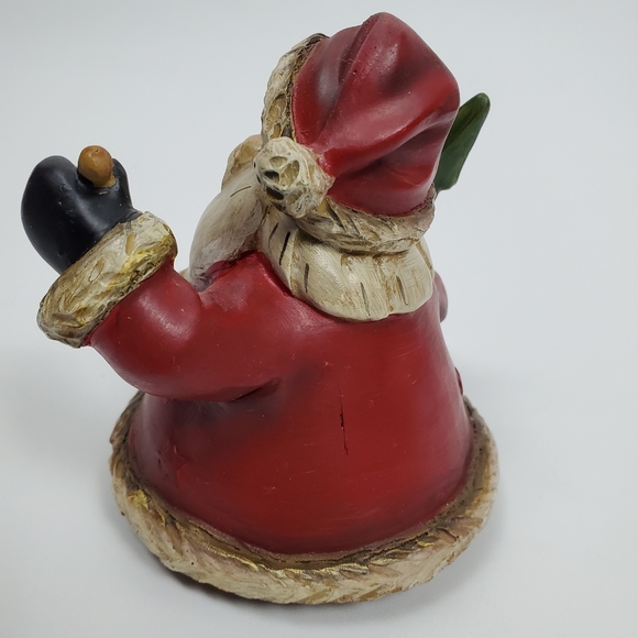TII Collections Resin Santa Claus Figurine Candy Jar 5" Red Handcrafted Christma - Picture 3 of 7